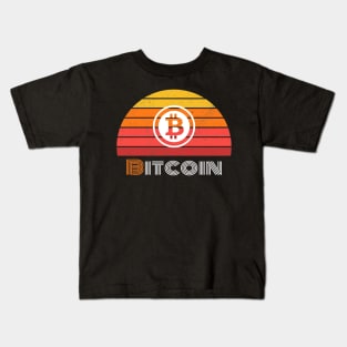 bitcoin lover gift vintage Kids T-Shirt